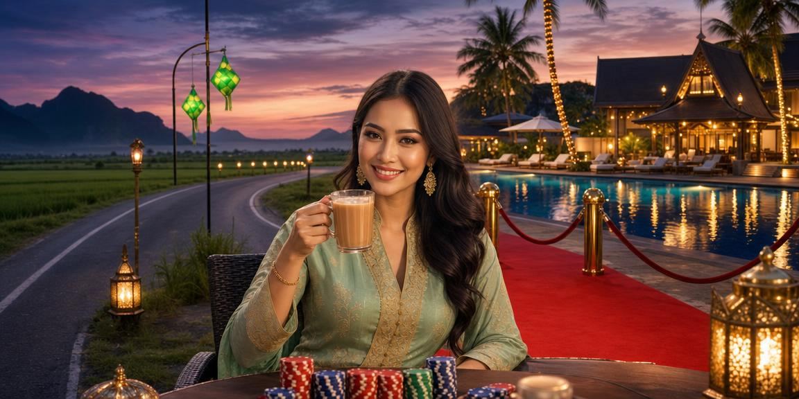 Permainan kad poker Malaysia semasa perayaan Hari Raya di kasino dalam talian